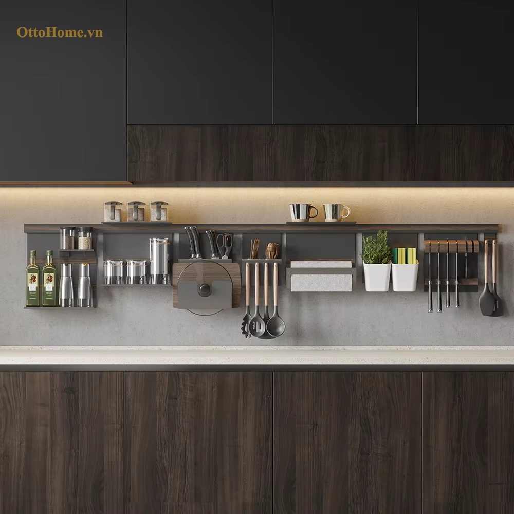 Giá treo tường bếp Goldmine hợp kim nhôm