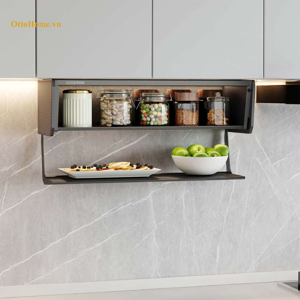 Kệ treo tủ trên thiết kế đóng mở Goldmine XFZW