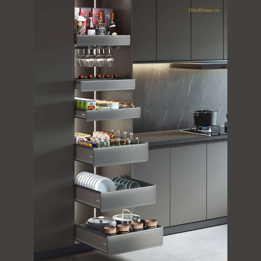 Ngăn kéo tủ kho đồ khô Goldmine HH600N