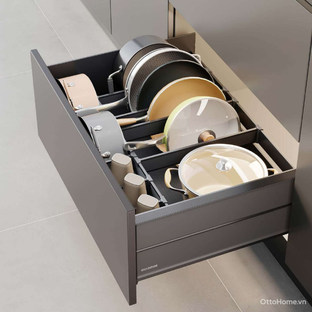 Ngăn kéo xoong chảo Goldmine HH-255 Cookware