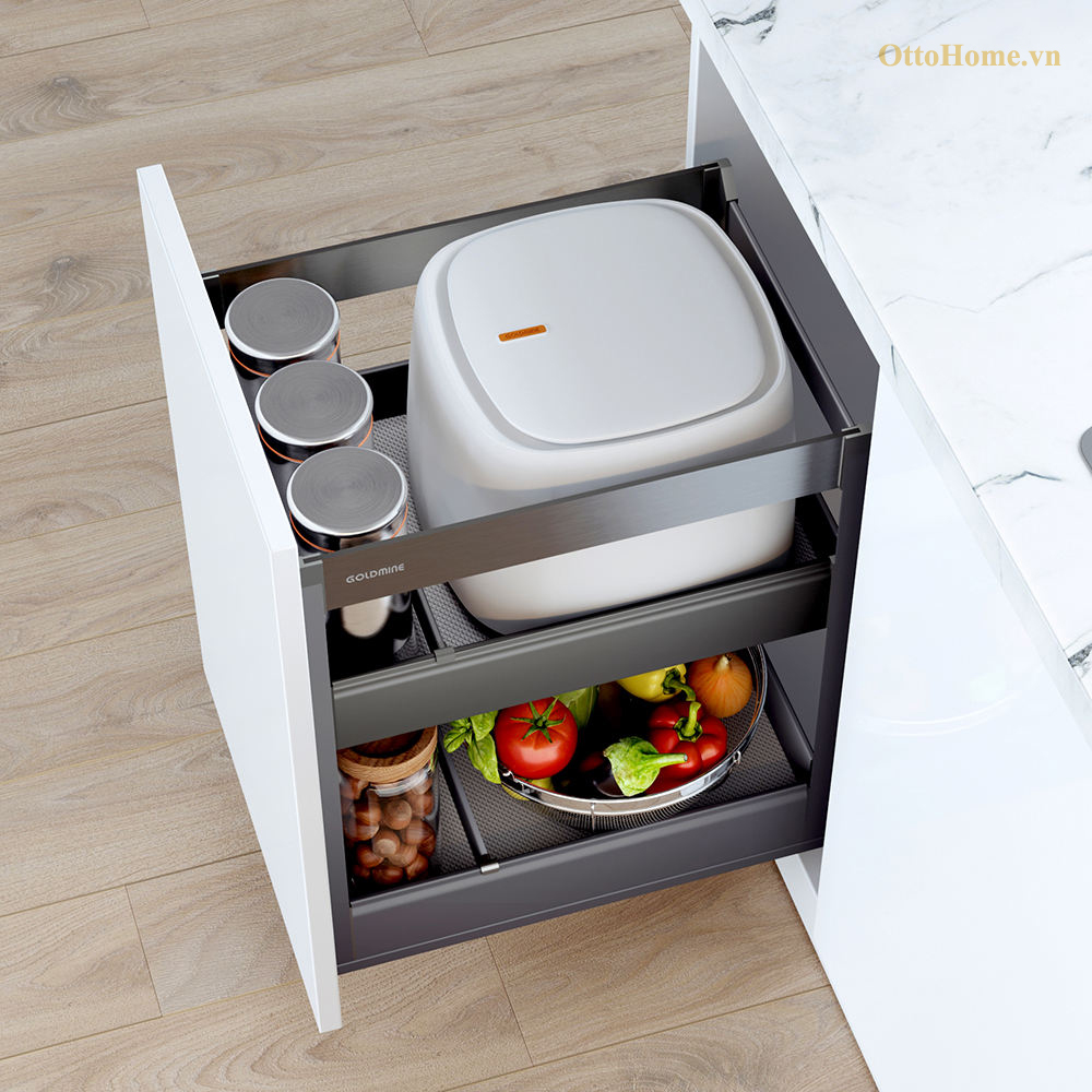 Ngăn kéo thùng gạo và các loại hạt Goldmine SGUC-450