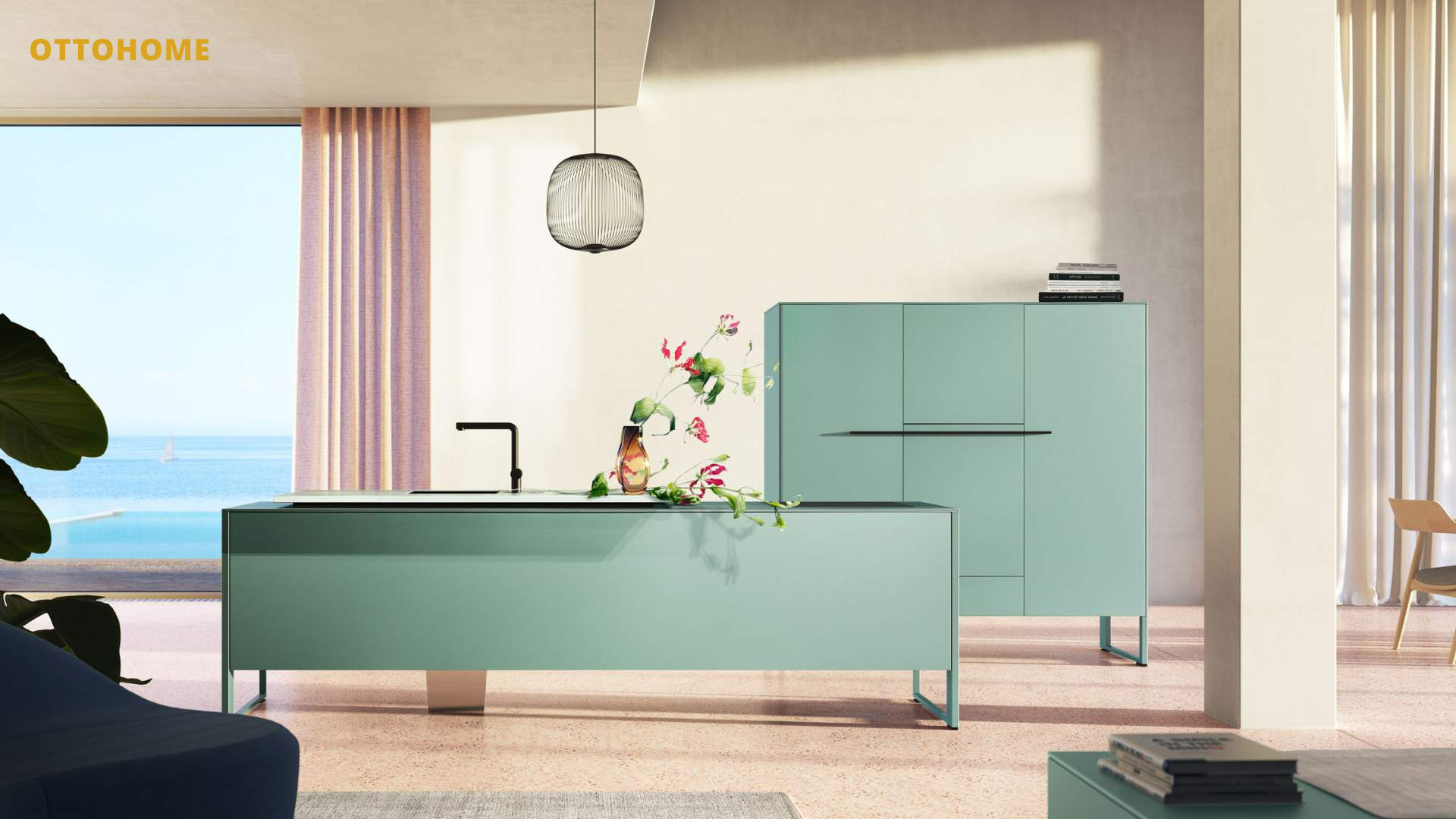 Bảng màu trong nhà bếp