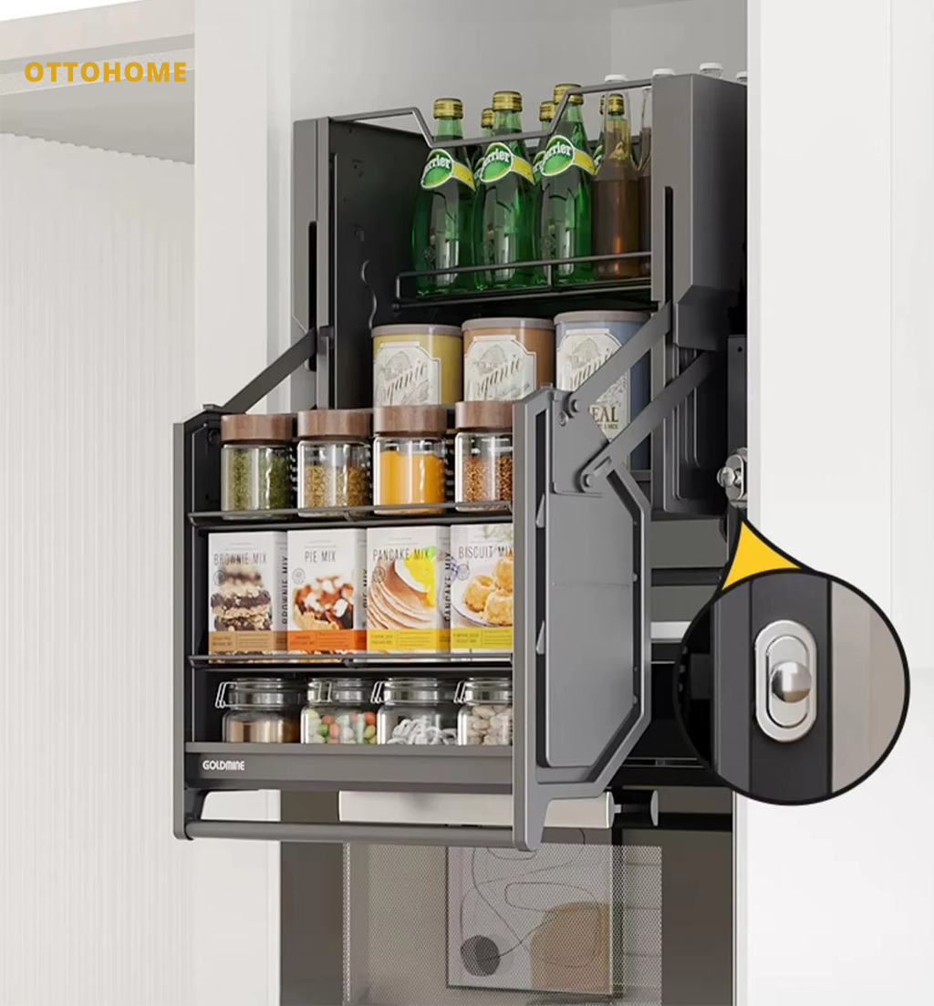 Kệ nâng hạ thông minh 2 tầng